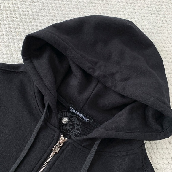 Chrome Hearts Print Zip-Up Hoodie - Picture 3 of 9